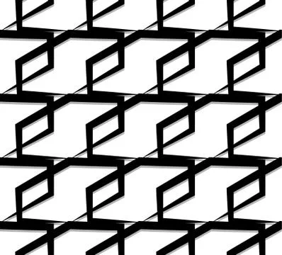 Seamless monochrome pattern, background. Editable vector art. Stock Illustration