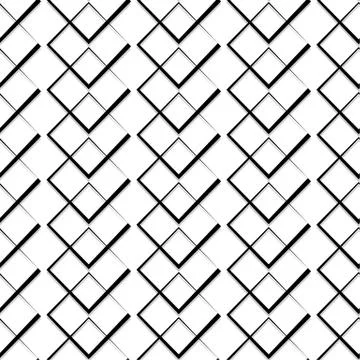 Seamless monochrome pattern, background. Editable vector art. Stock Illustration
