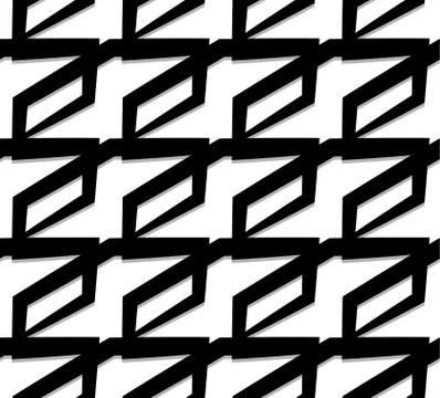 Seamless monochrome pattern, background. Editable vector art. Stock Illustration