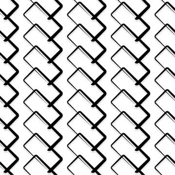 Seamless monochrome pattern, background. Editable vector art. Stock Illustration