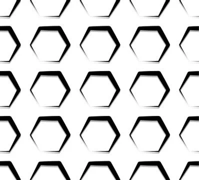 Seamless monochrome pattern, background. Editable vector art. Stock Illustration
