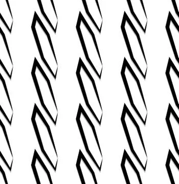 Seamless monochrome pattern, background. Editable vector art. Stock Illustration