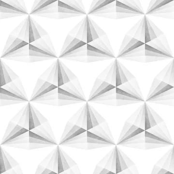 Seamless Monochrome Pattern. Grungy Geometric Shapes Tiling Stock Illustration