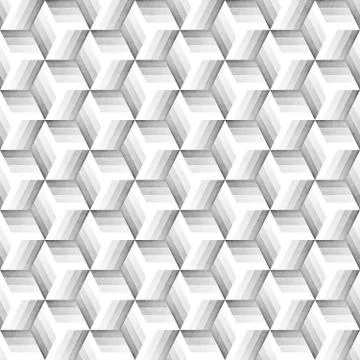 Seamless Monochrome Pattern. Grungy Geometric Shapes Tiling. 库存插图