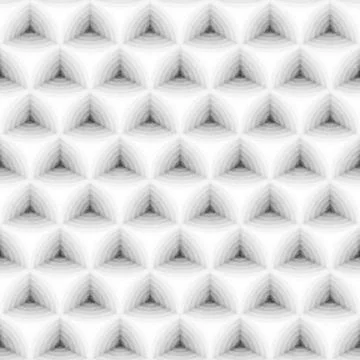 Seamless Monochrome Pattern. Grungy Geometric Shapes Tiling. Stock Illustration