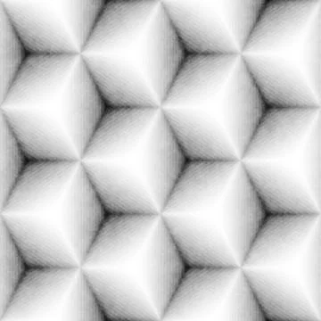 Seamless Monochrome Pattern. Grungy Geometric Shapes Tiling. Stock Illustration