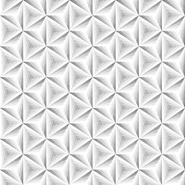 Seamless Monochrome Pattern. Grungy Geometric Shapes Tiling. Stock Illustration