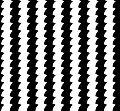 Seamless monochrome pattern with overlapping circle shapes Stock Illustration