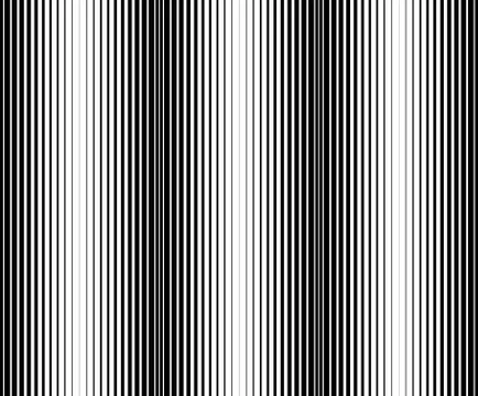Seamless monochrome pattern with straight, parallel, vertical lines. Repeatab Stock Illustration