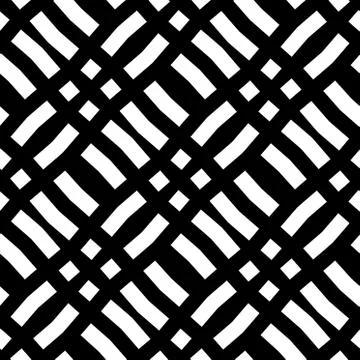 Seamless monochrome pattern tiling. Textile swatch for cloth, blanket, carpet Illustrazione stock