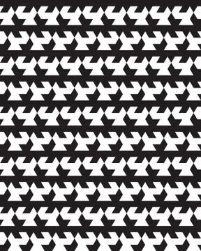 Seamless  monochrome   patterns Stock Illustration