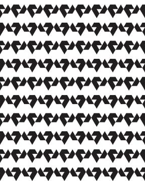 Seamless  monochrome   patterns Stock Illustration