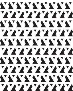 Seamless  monochrome   patterns Stock Illustration