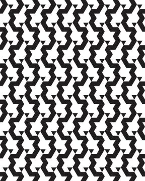 Seamless  monochrome   patterns Stock Illustration