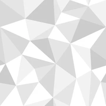 Seamless monochrome polygon pattern from triangles Stock-Illustration