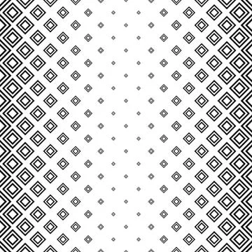 Seamless monochrome square pattern background 스톡 일러스트