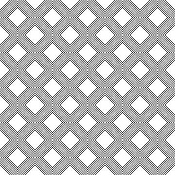 Seamless monochrome square pattern Stock Illustration