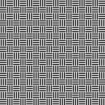Seamless monochrome stripe pattern Stock Illustration