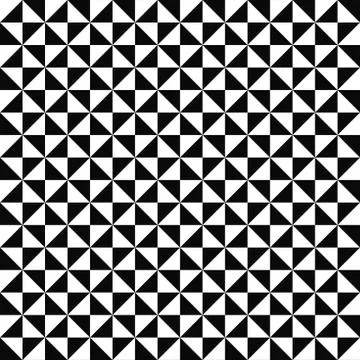 Seamless monochrome triangle pattern design 스톡 일러스트