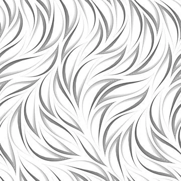 Seamless monochrome vector pattern of thin smooth lines.Stock seamless linear Illustration