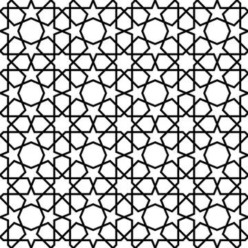 Seamless moroccan mosaic Stock Illustration