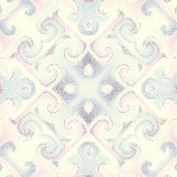 Seamless mosaic art pattern Stock Illustration