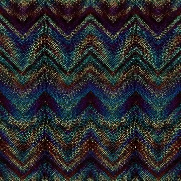 Seamless mosaic art pattern Stock Illustration