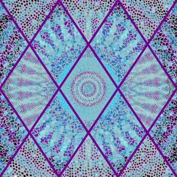 Seamless mosaic art pattern イラスト素材