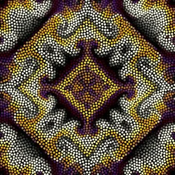 Seamless mosaic art pattern 스톡 일러스트