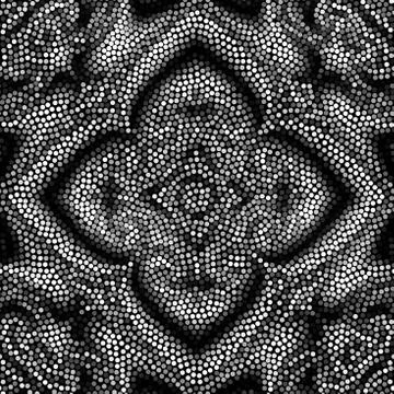 Seamless mosaic art pattern 스톡 일러스트