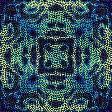 Seamless mosaic art pattern 스톡 일러스트