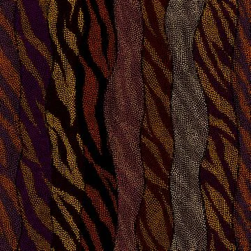 Seamless mosaic art pattern. Seamless vector image. Stock Illustration