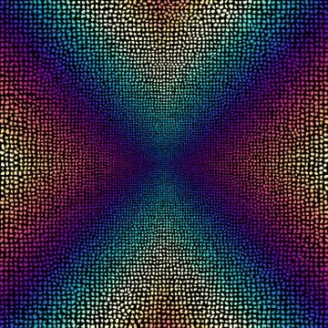 Seamless mosaic art pattern. Vector image. Polka dot. Illustrazione stock