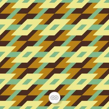 Seamless mosaic pattern. Geometric background Stock Illustration