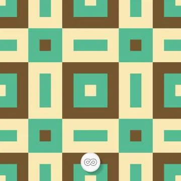 Seamless mosaic pattern. Geometric background Stock Illustration
