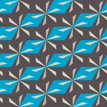 Seamless mosaic pattern. Geometric background. Vector Illustration. Stock Illustration