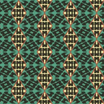 Seamless mosaic pattern. Geometric background. Vector Illustration. Illustrazione stock