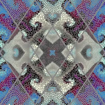 Seamless mosaic pattern 스톡 일러스트