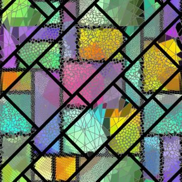 Seamless mosaic pattern イラスト素材