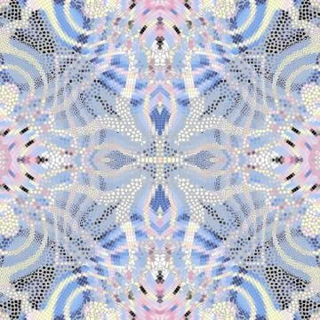 Seamless mosaic pattern Stock Illustration