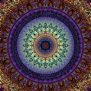 Seamless mosaic pattern イラスト素材