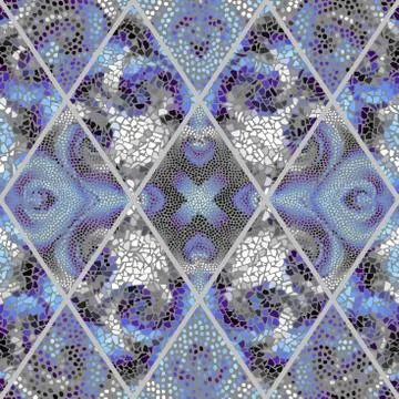 Seamless mosaic pattern イラスト素材