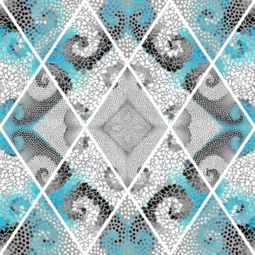 Seamless mosaic pattern イラスト素材