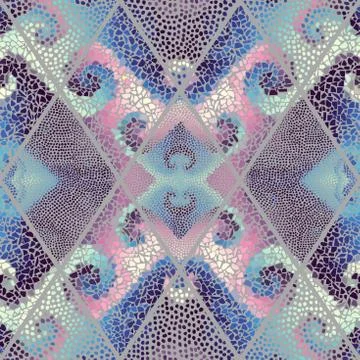 Seamless mosaic pattern イラスト素材