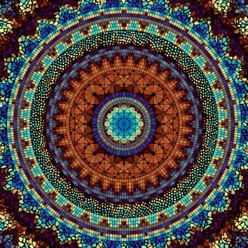 Seamless mosaic pattern イラスト素材