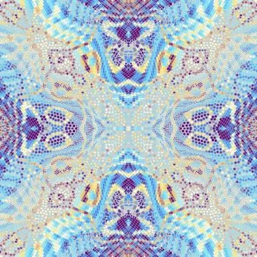 Seamless mosaic pattern Stockillustratie