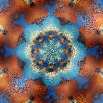 Seamless mosaic pattern Illustrazione stock