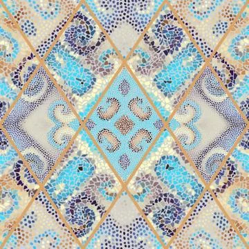 Seamless mosaic pattern イラスト素材