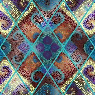 Seamless mosaic pattern イラスト素材
