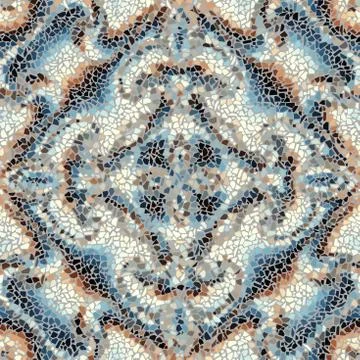Seamless mosaic pattern Stock Illustration